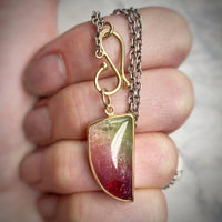 Watermelon Tourmaline Pendant
